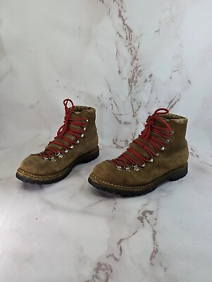 #ad Vtg Boots Men 11.5 Scarpa Hiking Leather Mountaineering Lace Up Italy Fabiano $162.15