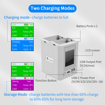 #ad LCD Digital Charger USB Charging Accessory For DJI MINI 3 3PRO MINI 4 PRO $40.48