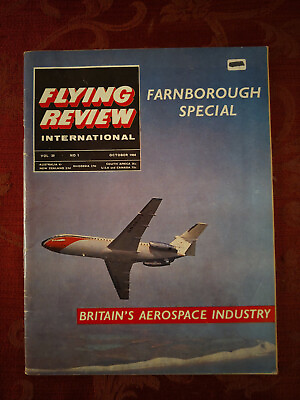 #ad RAF Flying Review Magazine October 1964 BAC TSR 2 TU 20 BEAR $19.20