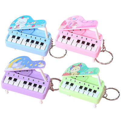 #ad Piano Pendant Keychain Musical Piano Keyboard Keyring Portable 7 Different Sound $14.22