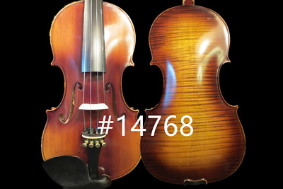 #ad Strad style SONG Brand maestro Flamed violin 4 4huge and powerful sound #14768 $719.10