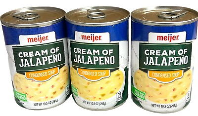 #ad Meijer Cream of Jalapeno Condensed Soup 10.5 oz 3 cans $8.54