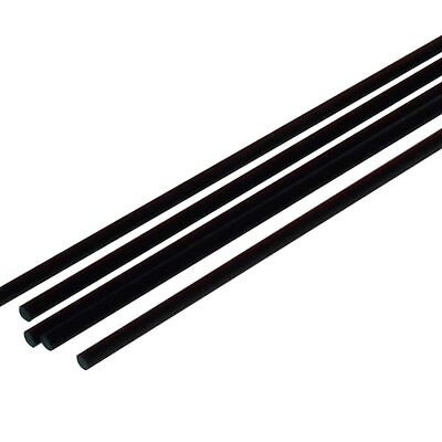 #ad 2mm Carbon Fiber Rod for RC Airplane Matte Pole Length 400mm 15.7 inch 10pcs $24.02