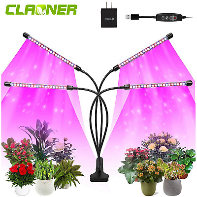 #ad LED Grow Lights Indoor Plants Hydroponics Full Spectrum Plant Growing Lamp Light $16.24