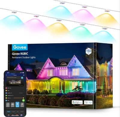 #ad Govee Permanent Outdoor Lights Smart RGBIC Outdoor Lights with 75 Scene Modes $270.00