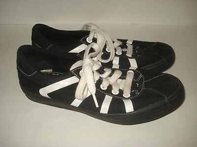 #ad LEVI#x27;S MENS SIZE 6.5 US CASUAL BLACK amp; WHITE CANVAS LACE UP SNEAKERS AU $39.95