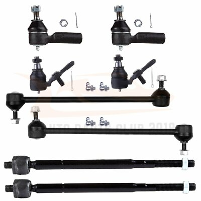 #ad For 1998 2002 2003 Toyota Sienna 8x Front Sway Bars Tie Rods Ball Joints Kit $52.34