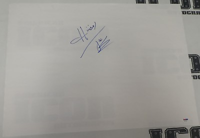 #ad Hillbilly Jim Signed 18x24 Page PSA DNA COA WWE Pro Wrestling Legend Autograph $49.99