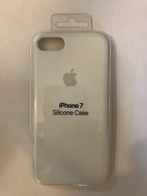 #ad Apple iPhone 7 8 Silicone Case White color $7.49
