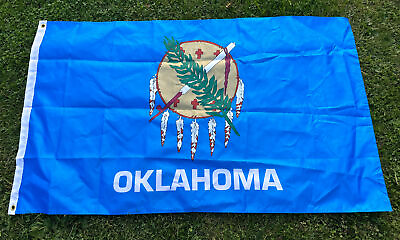 #ad Oklahoma 3ft x 5ft Printed Polyester Flag $8.57