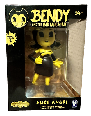 #ad Official Bendy Vinyl Figure Alice Angel Yellow amp; Black Series 2 $20.99