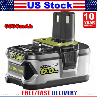 #ad For RYOBI P108 18V One Plus High Capacity Battery 18 Volt Lithium Ion New 6.0Ah $24.93