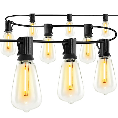 #ad ST38 Patio String Lights Edison Bulb String Lights for Patio Garden $29.99
