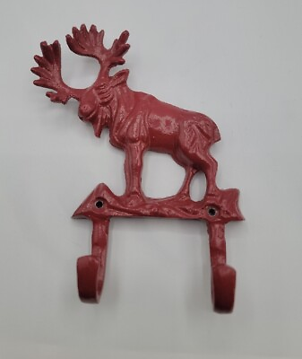 #ad Moose Wall Hooks Place And Time Woodland Lodge Moose Hook Hang Items $20.00