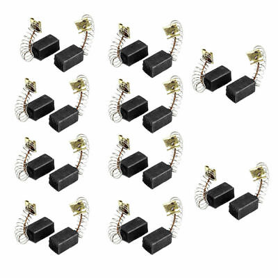 #ad 20 Pcs Power Tool Replacement Motor Carbon Brushes Gray 13mm x 7mm x 6mm ✦KD $9.01