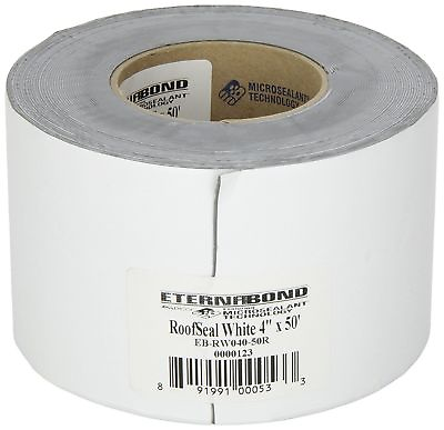 #ad 4quot; x 20 ft Eternabond Roof Leak Repair Tape Patch Seal WHITE 20 Feet 20 Foot $29.75
