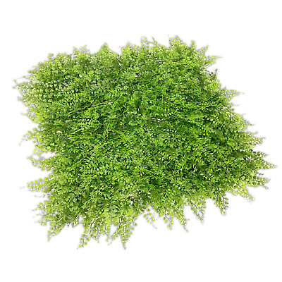 #ad 20quot;x20quot; Artificial Faux Fern Leave Fence Screen Greenery Wall Decor Panel $226.09