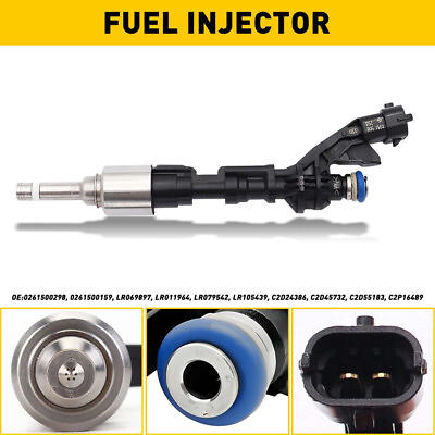 #ad Fuel Injectors For Jaguar XF XJ Land LR4 Rover Range Rover 5.0L V8 0261500298 $37.04