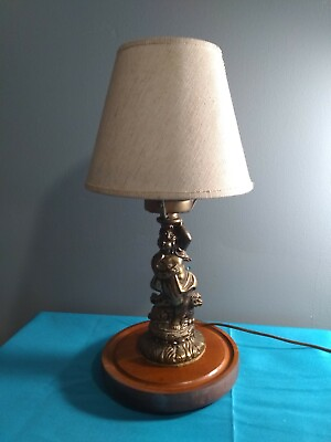 #ad Vintage Lamp Nude Woman and her Sheep. Beautiful Condition $48.75