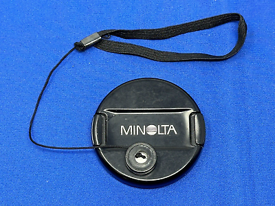 #ad Genuine Minolta Front Lens Cap LF 1155 55mm Made in Japan w Leash FREE SHIP $9.50