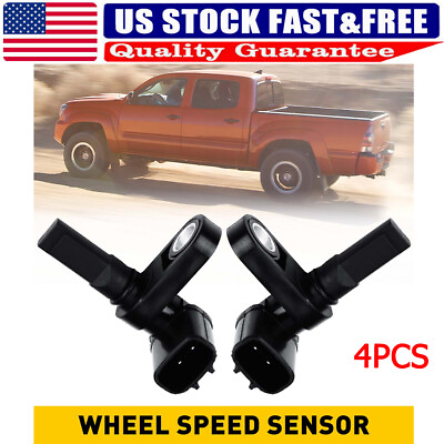 #ad 4X Wheel Speed Sensor Right amp; Left Fit 2005 17 Toyota Tacoma 08 17 Lexus LX570 $22.99