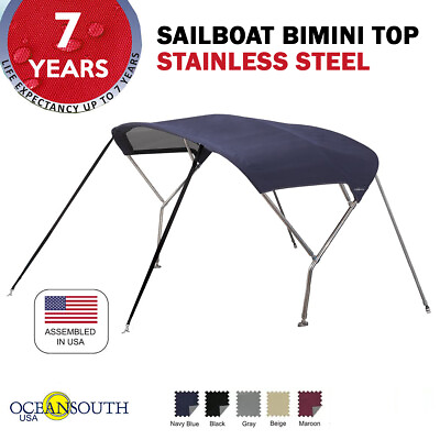 #ad Oceansouth Sailboat Bimini Top Stainless Steel $892.50