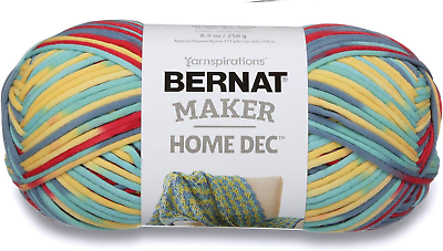 #ad Bernat Maker Home Dec Yarn 8.8oz Guage 5 Bulky Chunky Fiesta Varg $26.42