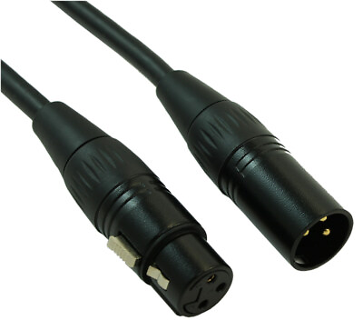 #ad 3Ft Premium XLR 3P Male Female Microphone Audio Mixer Cable $7.96