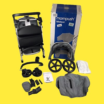 #ad Mompush Meteor 2 Baby Stroller 2 In 1 with Bassinet Mode #3391 z56 front $149.98