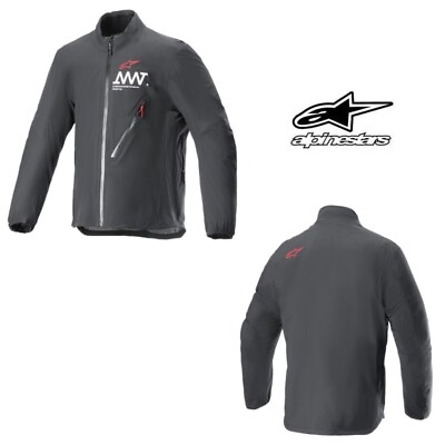 #ad 2024 Alpinestars Waterproof AMT Storm Gear Street Motorcycle Black Jacket $139.95