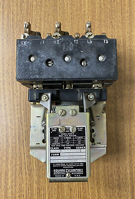 #ad Square D Starter 50 Amp 600V Nema Size 2 Class 8502 Type DG 2 Series A OLD STYLE $200.00
