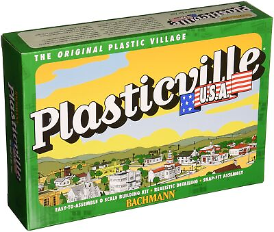 #ad Bachmann Trains PLASTICVILLE U.S.A. BUILDINGS – CLASSIC KITS FARM OUT BUILDI $28.61