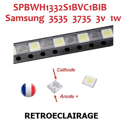 #ad 2 SPBWH1332S1BVC1BIB LED 3535 1W 100LM Cold White For LED Samsung TV $3.02