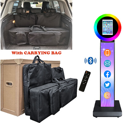 #ad Portable Floor iPad Photo Booth Shell Photobooth Stand Machine w Carrying Bag $600.00