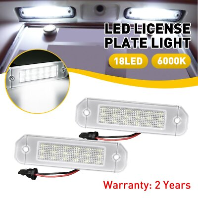 #ad 2x LED License Plate Light Lamps For Honda Civic del Sol Trunk Civic Coupe Sedan $13.99
