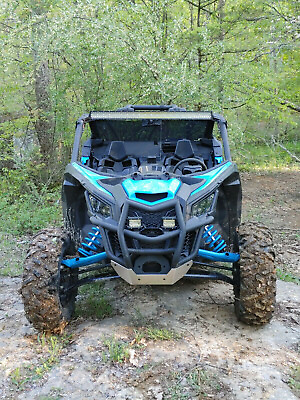 #ad For 2024 New Can Am Maverick X3 42quot; Curved LED Light Bar Roof Mount Brackets $107.34