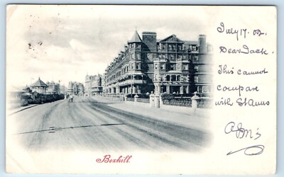 #ad BEXHILL on Sea UDB UK 1902 Postcard $7.98