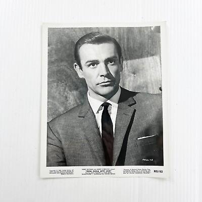 #ad Vintage 1965 From Russia With Love Sean Connery James Bond Lobby Card $49.99