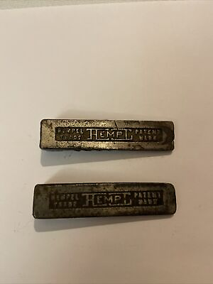 #ad Hemple Trade Vintage Quions type setting printing cogs Patent Mark $30.00