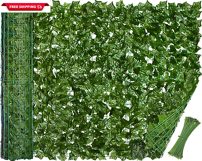 #ad Privacy Fence Screen118 X 39.4 Inch Artificial Ivy Vines Hedge Wall Privacy Fen $65.71