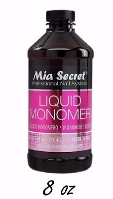 #ad 8oz Mia Secret Liquid Monomer for Professional Acrylic Nail System MADE IN USA $28.99