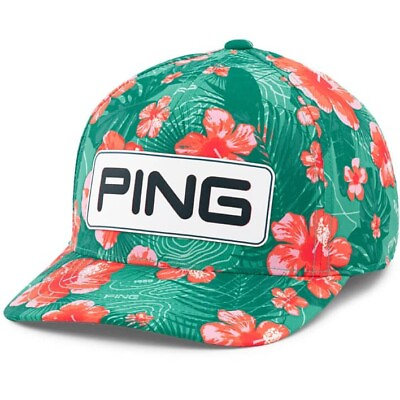 #ad Ping Golf Men#x27;s Pua Tour 110 Snapback Golf Hat SIZE: Adjustable COLOR: Teal $39.95