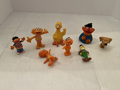 #ad Sesame Street Vintage Figure Set Lot $21.25