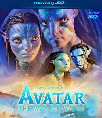 #ad New Avatar 2 The Way of Water 3D Two Disc Box Cover Without Box Free Ship $12.99