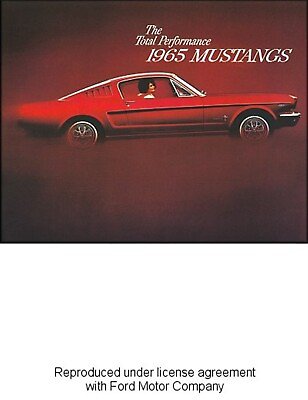 #ad 1965 Ford Mustang Sales Brochure $23.64