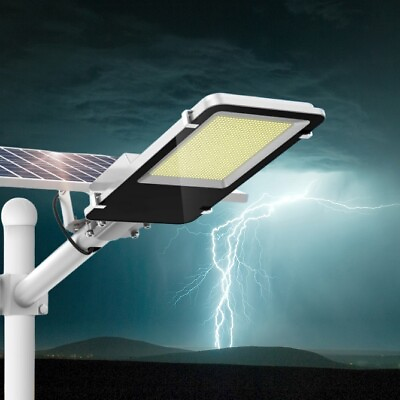 #ad 2400W LED Commercial Solar Street Lights Outdoor Dusk to Dawn Solar Super Bright $138.88