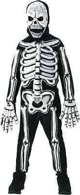 #ad Kids 3D Skeleton Halloween Costume Small 4 6 $14.95