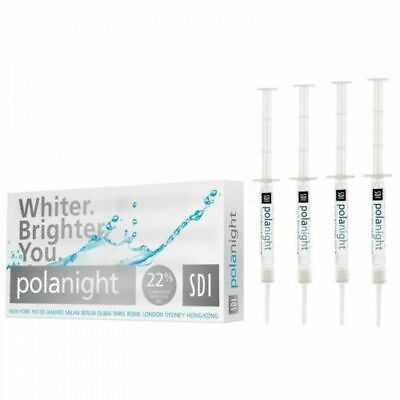 #ad SDI Pola Night Kit 22% Dental Tooth Whitening Bleach Kit of 4 X 3gm Syringes. $68.22