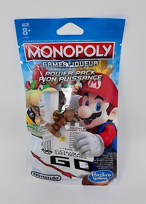 #ad Monopoly Gamer TANOOKI MARIO Power Pack Board Game Token MISB C $75.00