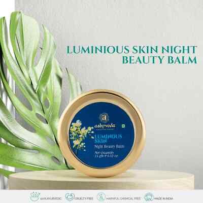 #ad ASHPVEDA Luminious Skin Night Beauty Balm Reduces Dark Spots amp; Pigmentation Herb $169.99
